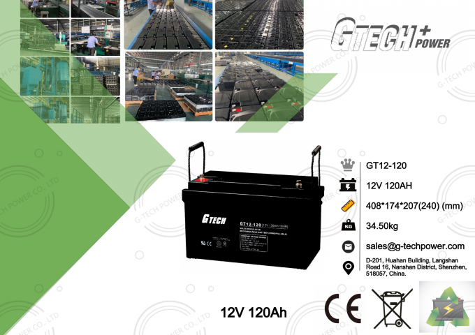 12v 100ah VRLA отрегулировало свинцовокислотную батарею на солнечная аварийная система 0