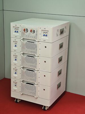 G TECH Stackable 20.48KWH LiFePO4 Battery Pack with 6000 Long Cycle Life for Solar Energy Storage