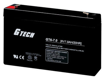 Rechargeable VRLA Regulated Lead Acid Battery , High Capacity Lead Acid Battery