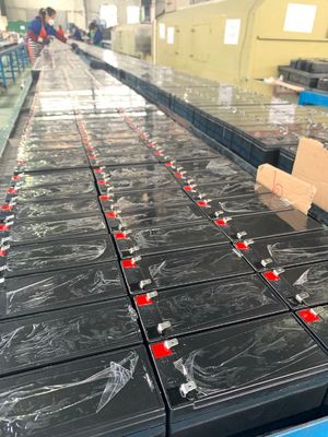 Pasted flat type rechargeable lead acid battery