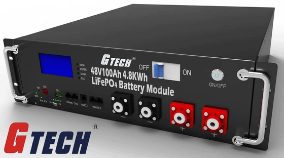 12V24V48V LiFePO4 аккумуляторная батарея 600*460*457 мм класса А для резервного питания
