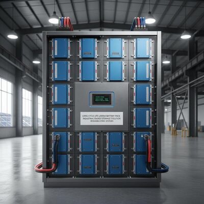 Долгий жизненный цикл LiFePO4 Battery Pack Energy Storage Solution для промышленных приложений и систем возобновляемой энергии