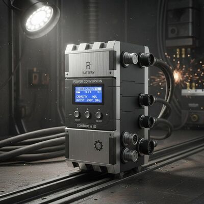 Компактное промышленное питание с модульной конструкцией и масштабируемой мощностью, подходящее для суровых промышленных условий