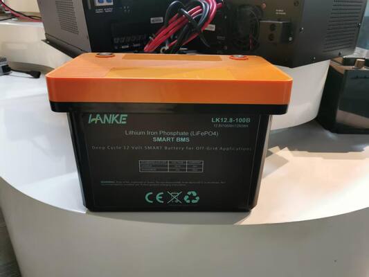 G TECH 12.8V100AH Замена свинцовой кислоты LiFePO4 батарея 6000 раз Долгий цикл жизни