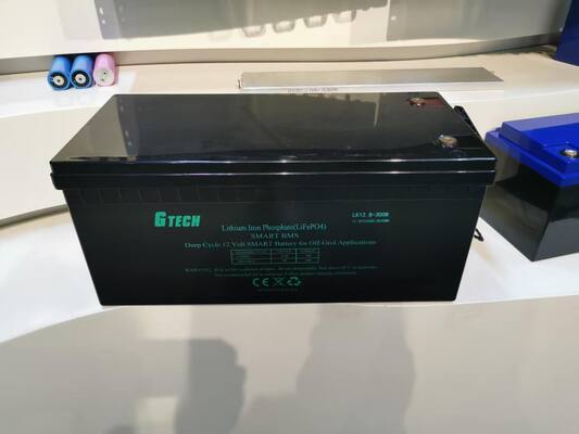 G TECH 12.8V200AH Свинцово-кислотная замена LiFePO4 батарея 6000 циклов длительного срока службы