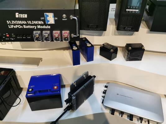 Аккумулятор G TECH 12.8V 40Ah LiFePO4 с 6000 циклами зарядки и функцией Bluetooth для хранения солнечной энергии