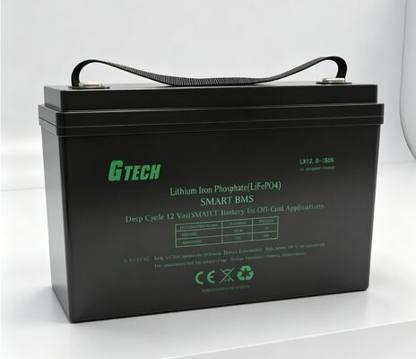 12.8V 150Ah LiFePO4 батарея с 6000 циклами для хранения солнечной энергии