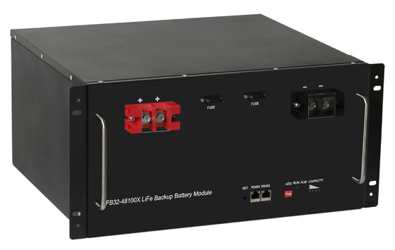 Блок батарей раковины 1U 2U 5U 48V 100AH Lifepo4 Alumium